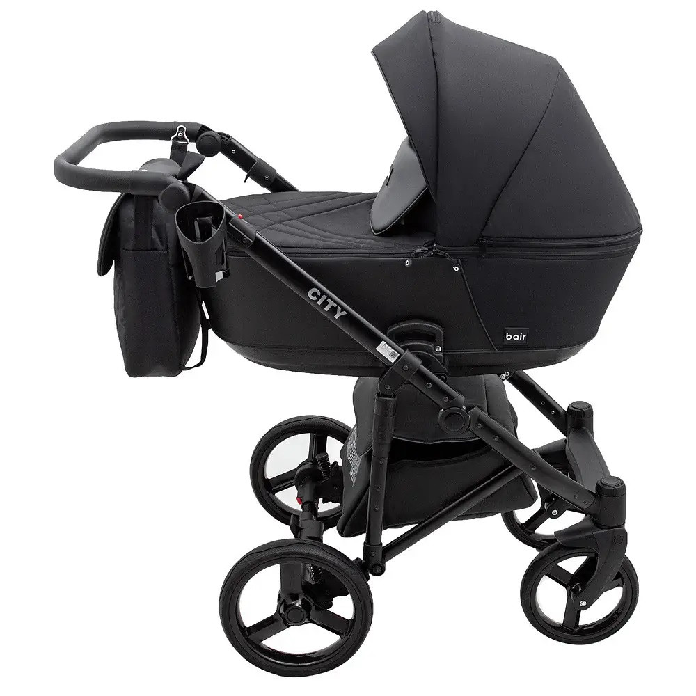 Коляска 2 в 1 Bair City Soft 452 черный (680691) Коляска 2 в 1 Bair City Soft 452 черный (680691)