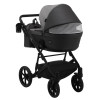 Коляска 2 в 1 Bair Kiwi шкіра 100% BK-21/15 сірий-графіт (625452)