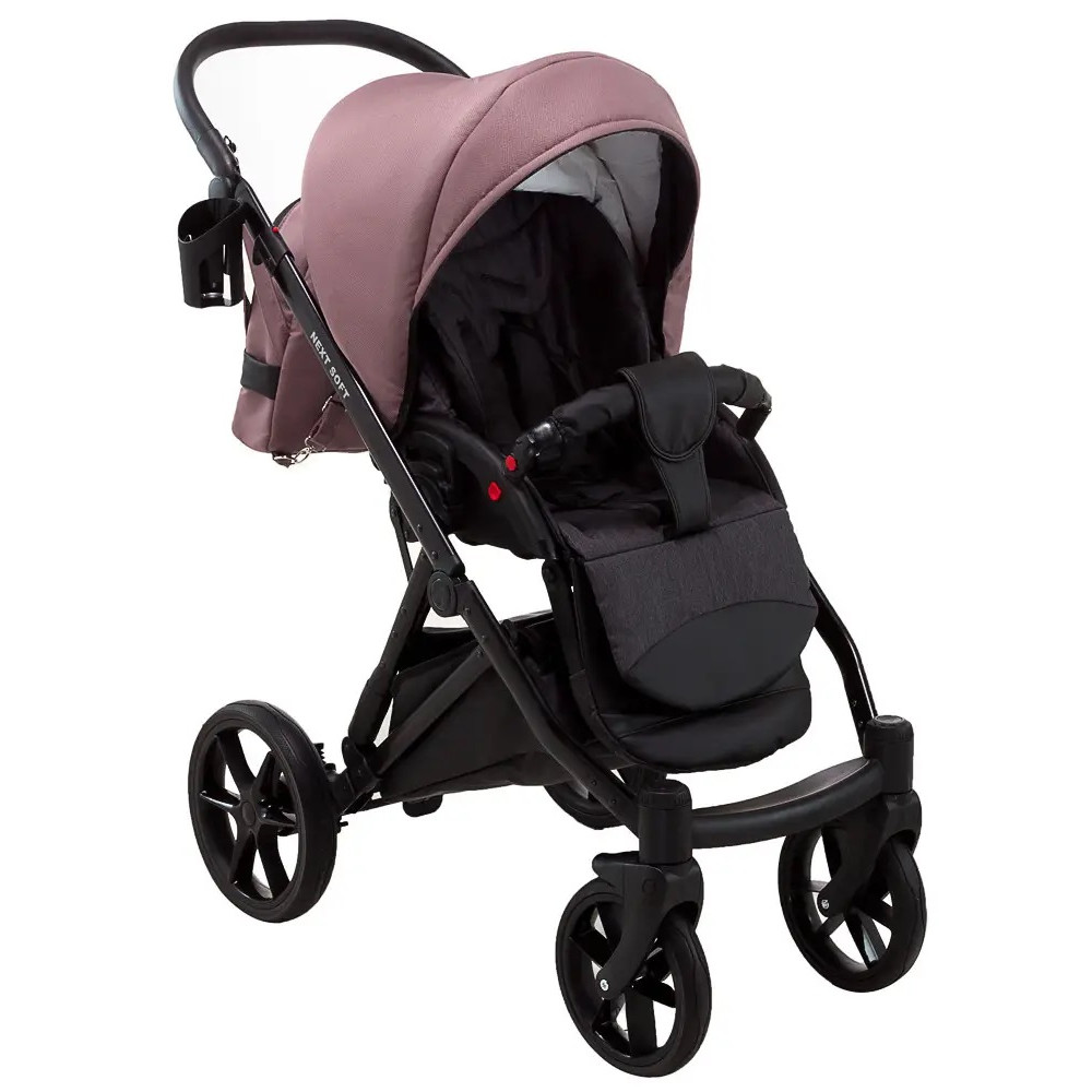 Коляска 2 в 1 Bair Next Soft 32 бордовий (625735) Коляска 2 в 1 Bair Next Soft 32 бордовий (625735)