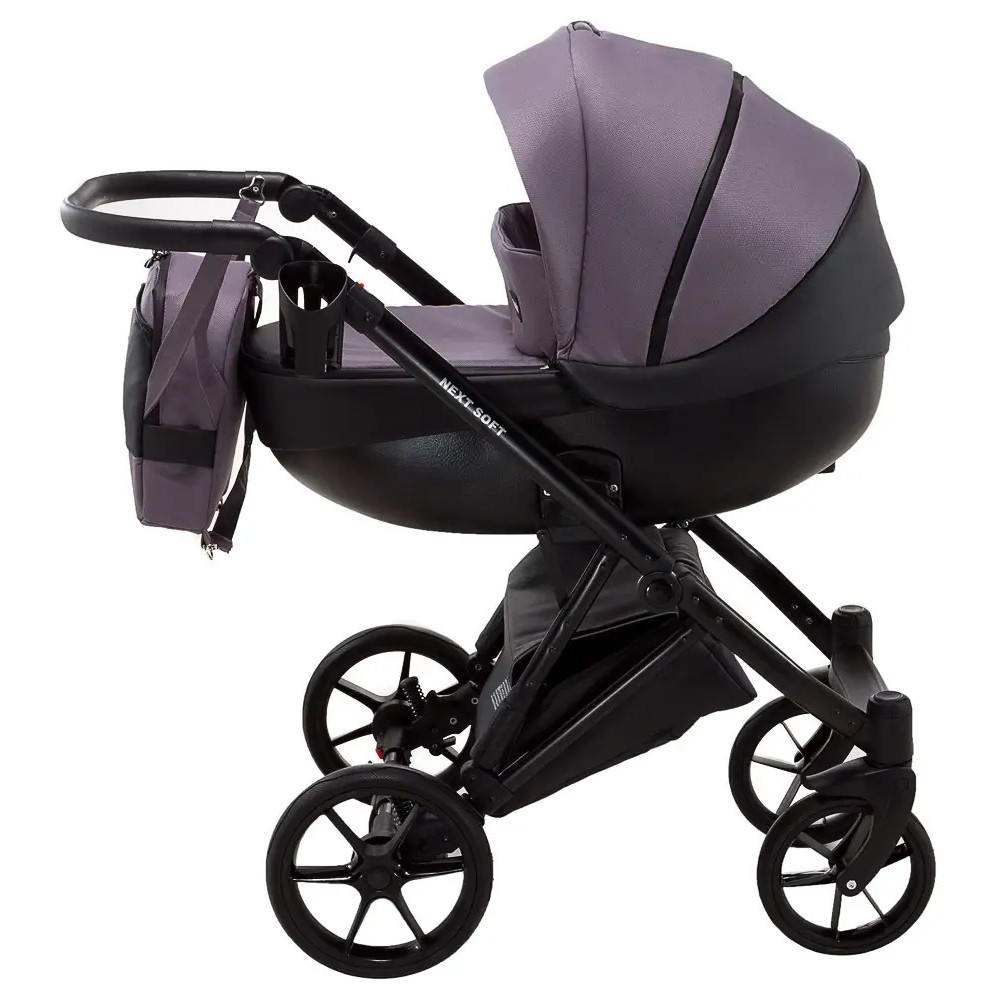 Коляска 2 в 1 Bair Next Soft 33 бузковий (625736) Коляска 2 в 1 Bair Next Soft 33 бузковий (625736)