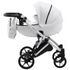 Коляска 2 в 1 Bair Next White кожа 100% 65 белый (625541)