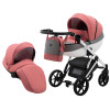Коляска 2 в 1 Bair Next White Soft 53 кораловий (625546)
