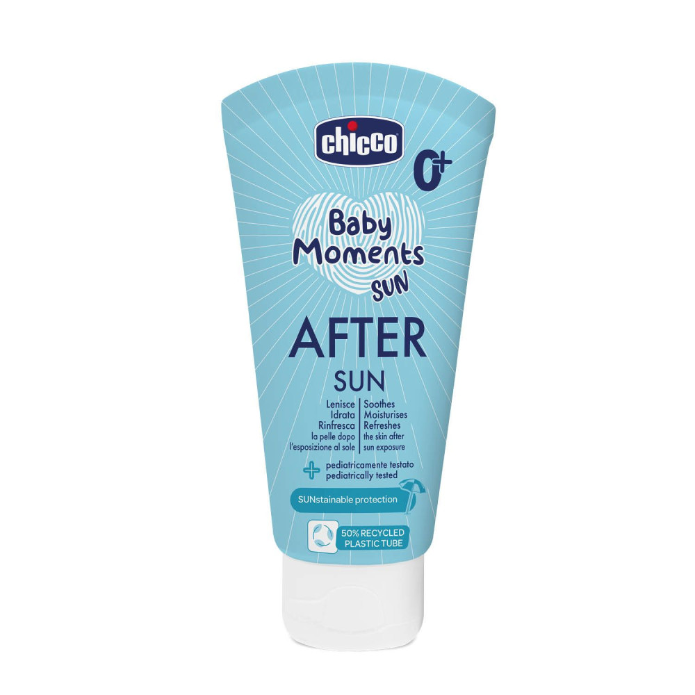 Молочко после загара с маслом ши Chicco Baby Moments SUN, 150 мл (11261.00)