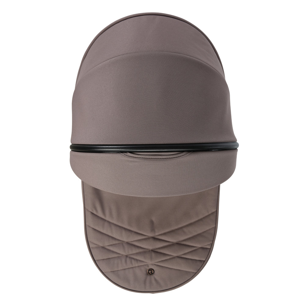 Roan Ivi 2.0 - дитяча коляска 2в1, всесезонний візок, великі колеса, м'яка амортизація, сонцезахисний козирок у комплекті • Cocoa Rose Gold (R-I-CRG)