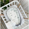 Кокон Маленька Соня Baby Design Сірі хмари з місяцем (5019487)