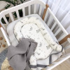 Кокон Маленька Соня Baby Design Сірі хмари з місяцем (5019487)