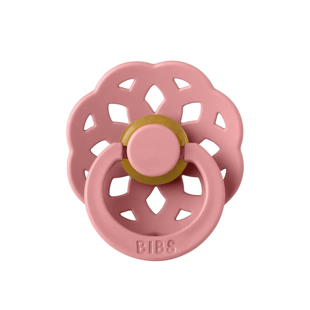 Пустушка Bibs Boheme 0-6 міс. латекс (dusty pink)