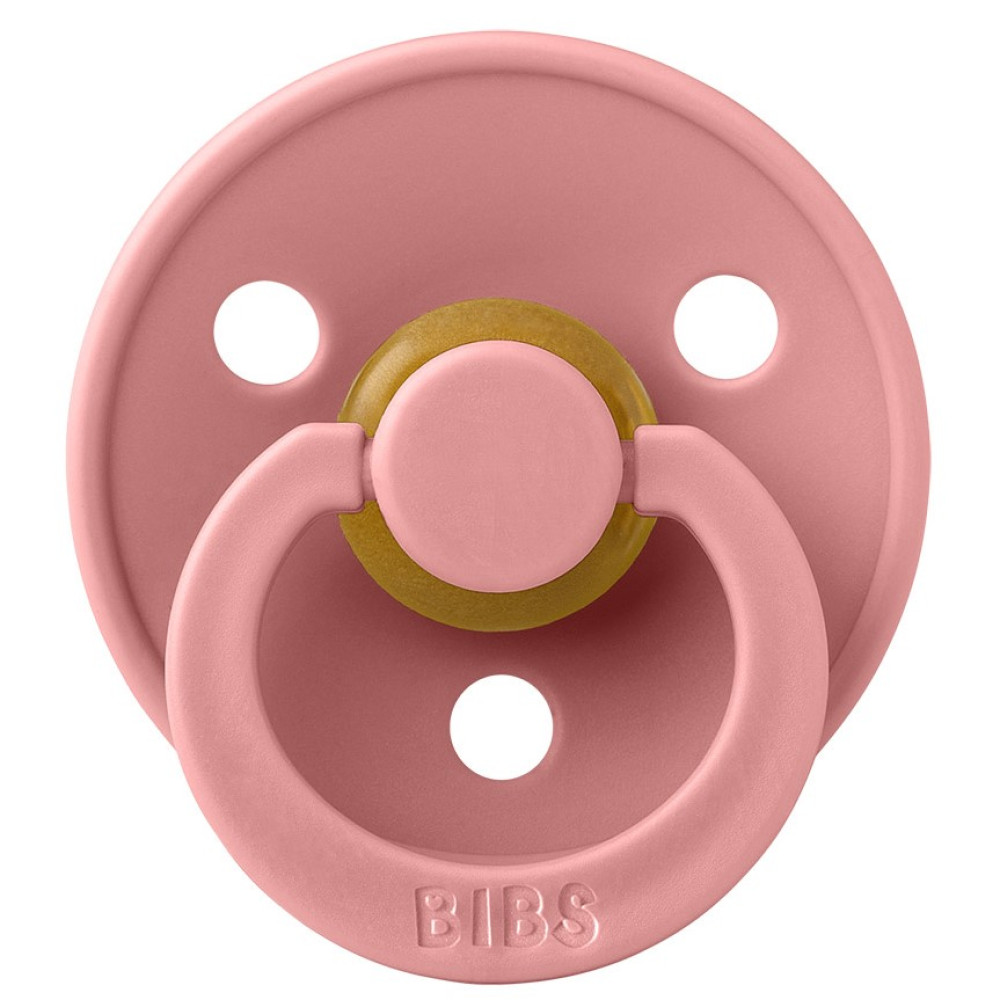Пустушка Bibs Colour 0-6 міс, латекс (dusty pink) 