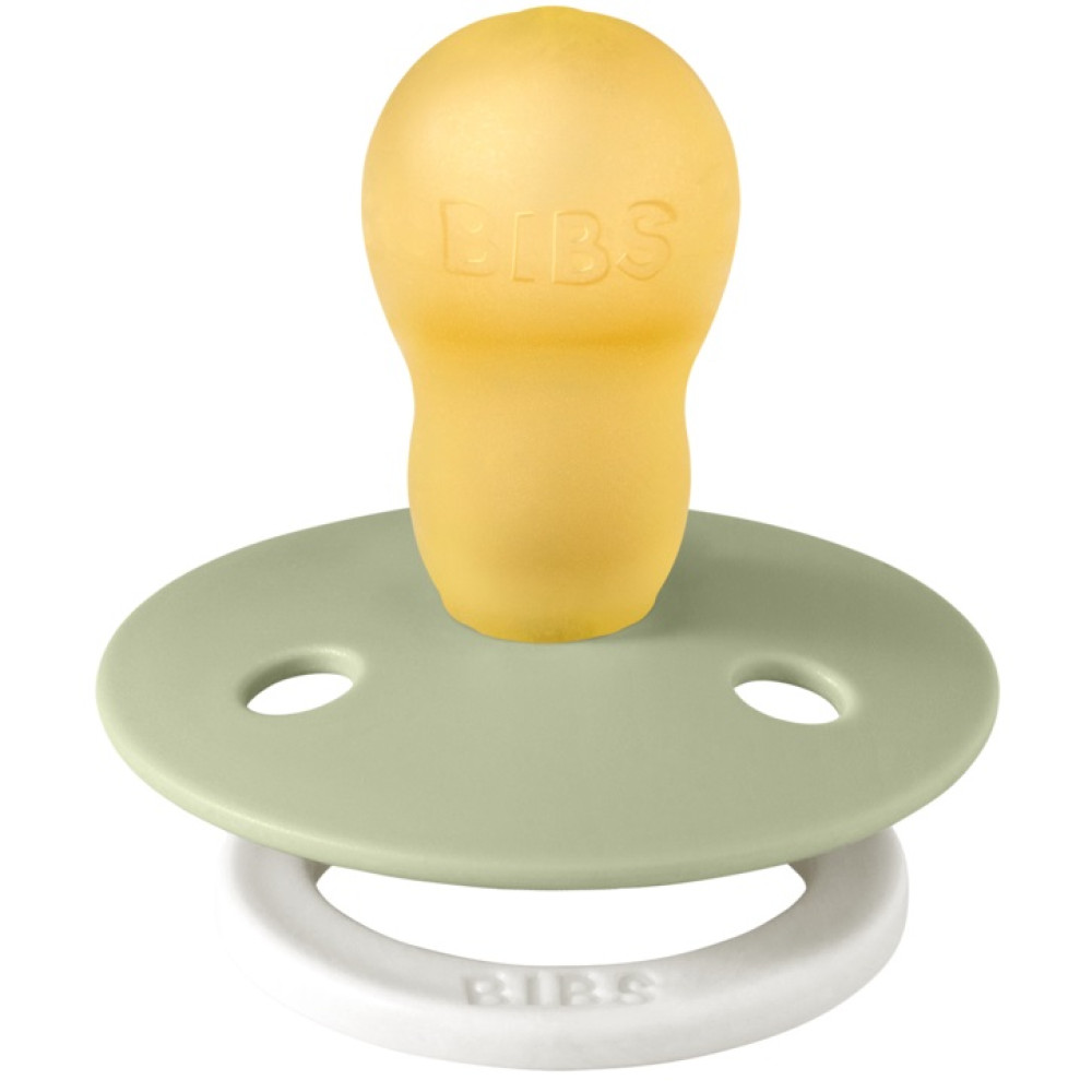 Пустушка Bibs Colour glow 0-6 міс, латекс (sage) Пустушка Bibs Colour glow 0-6 міс, латекс (sage)