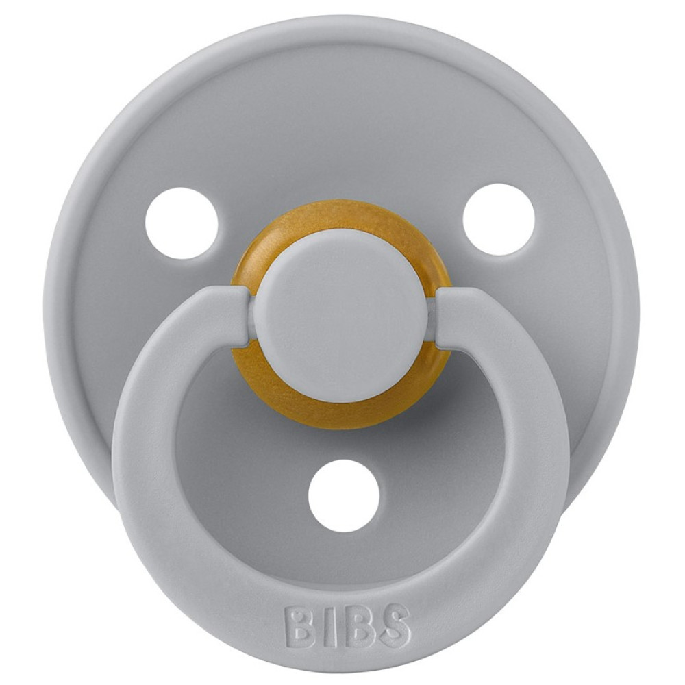 Пустушка Bibs Colour Symmetrical Glow 0-6 міс. латекс (cloud)
