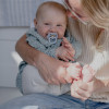 Пустушка Bibs Colour Symmetrical Glow 0-6 міс. латекс (cloud)
