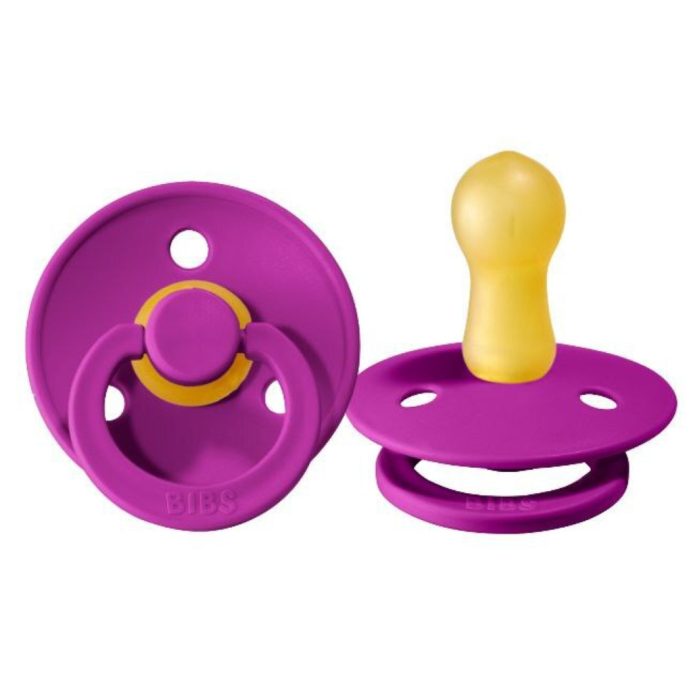 Пустушка Bibs Colour 6-18 міс, латекс (orchid)