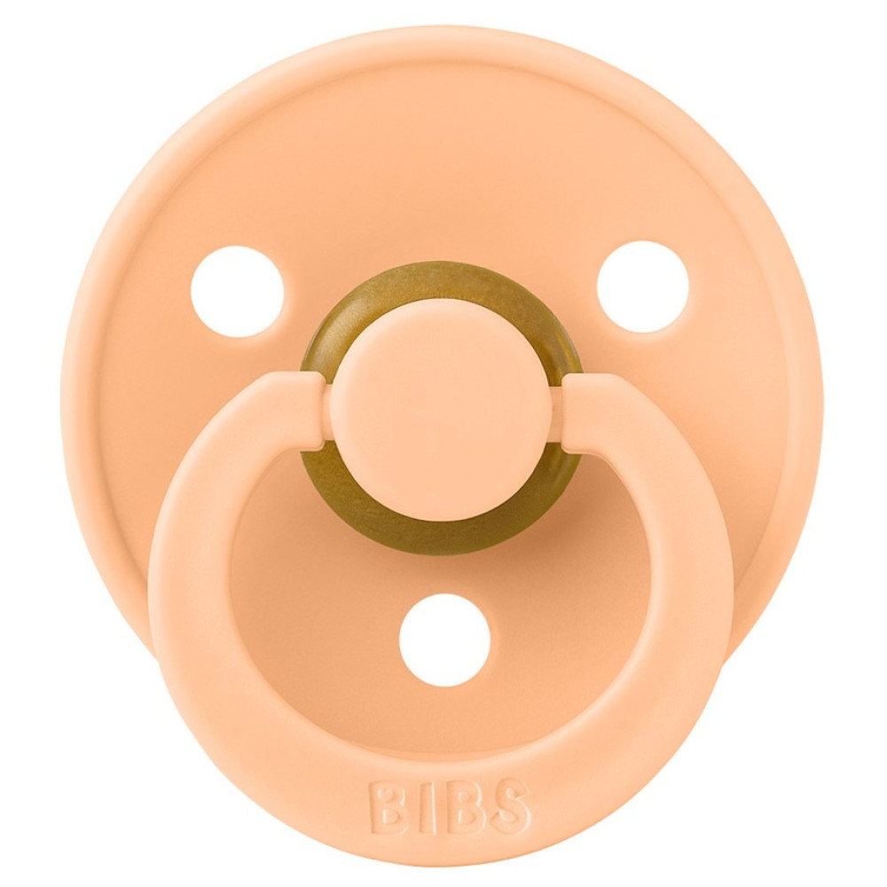 Пустушка Bibs Colour 6-18 міс, латекс (peach sunset)