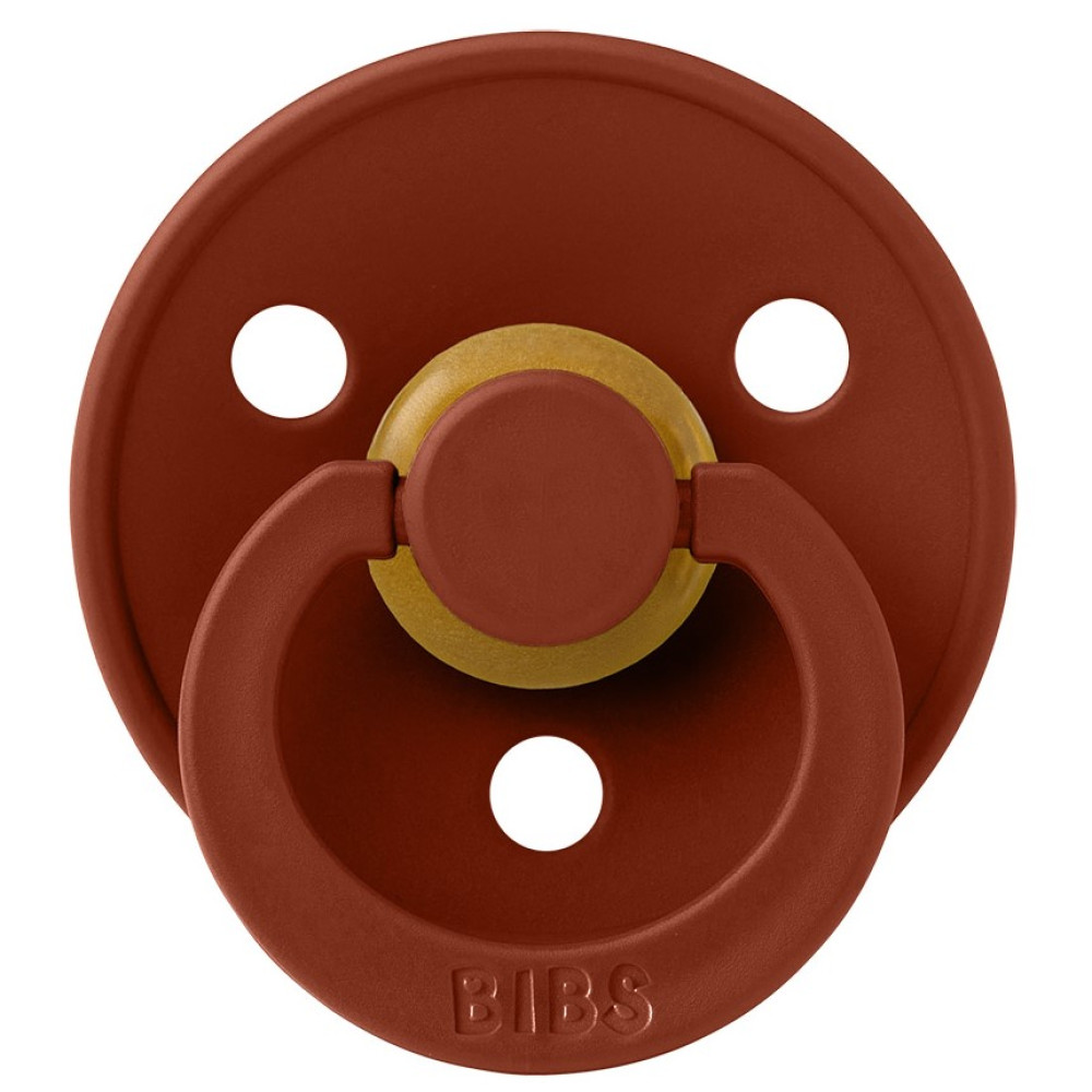 Пустушка Bibs Colour 6-18 міс, латекс (rust)