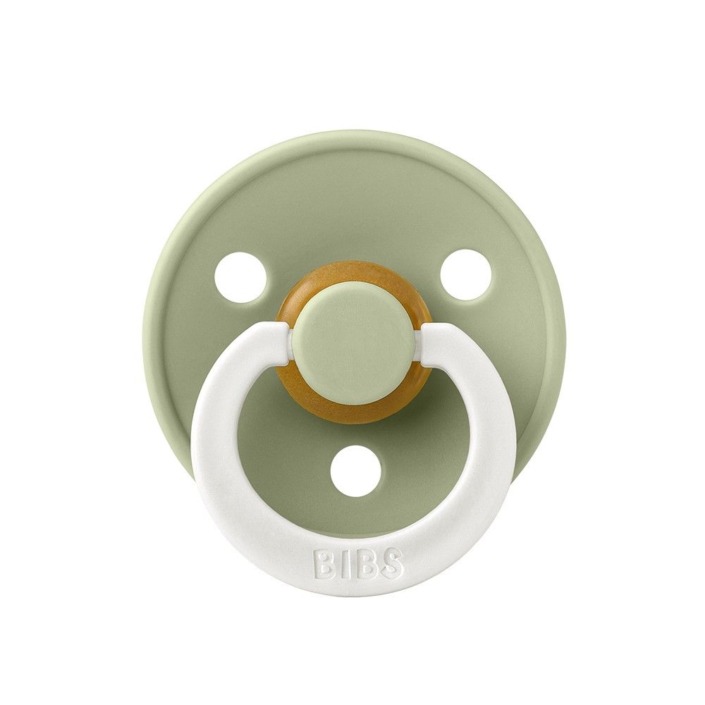Пустушка Bibs Colour Glow 6-18 міс, латекс (sage)