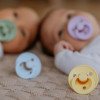Пустышка Bibs Colour Symmetrical 6-18 мес. латекс (baby blue) 