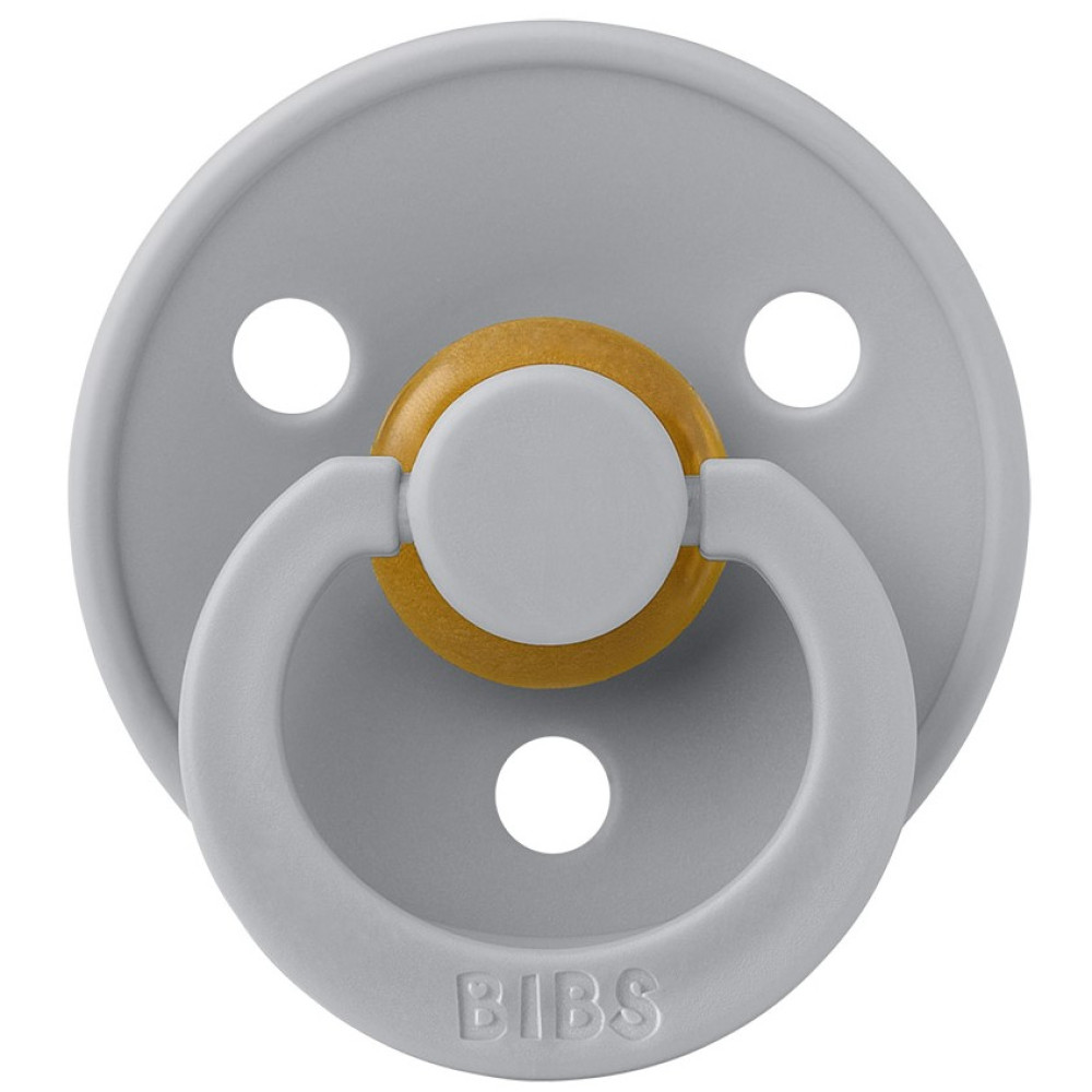 Пустушка Bibs Colour Symmetrical Glow 6-18 міс. латекс (cloud)
