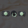 Пустушка Bibs Colour Symmetrical Glow 6-18 міс. латекс (vanilla)