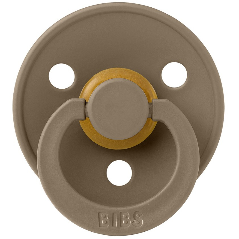 Пустышка Bibs Colour 18+ латекс (dark oak)