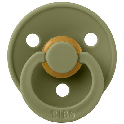 Пустушка Bibs Colour 18+, латекс (olive)