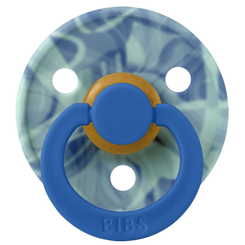 Пустушка Bibs Tie Dye 0-6 міс, латекс (ocean)