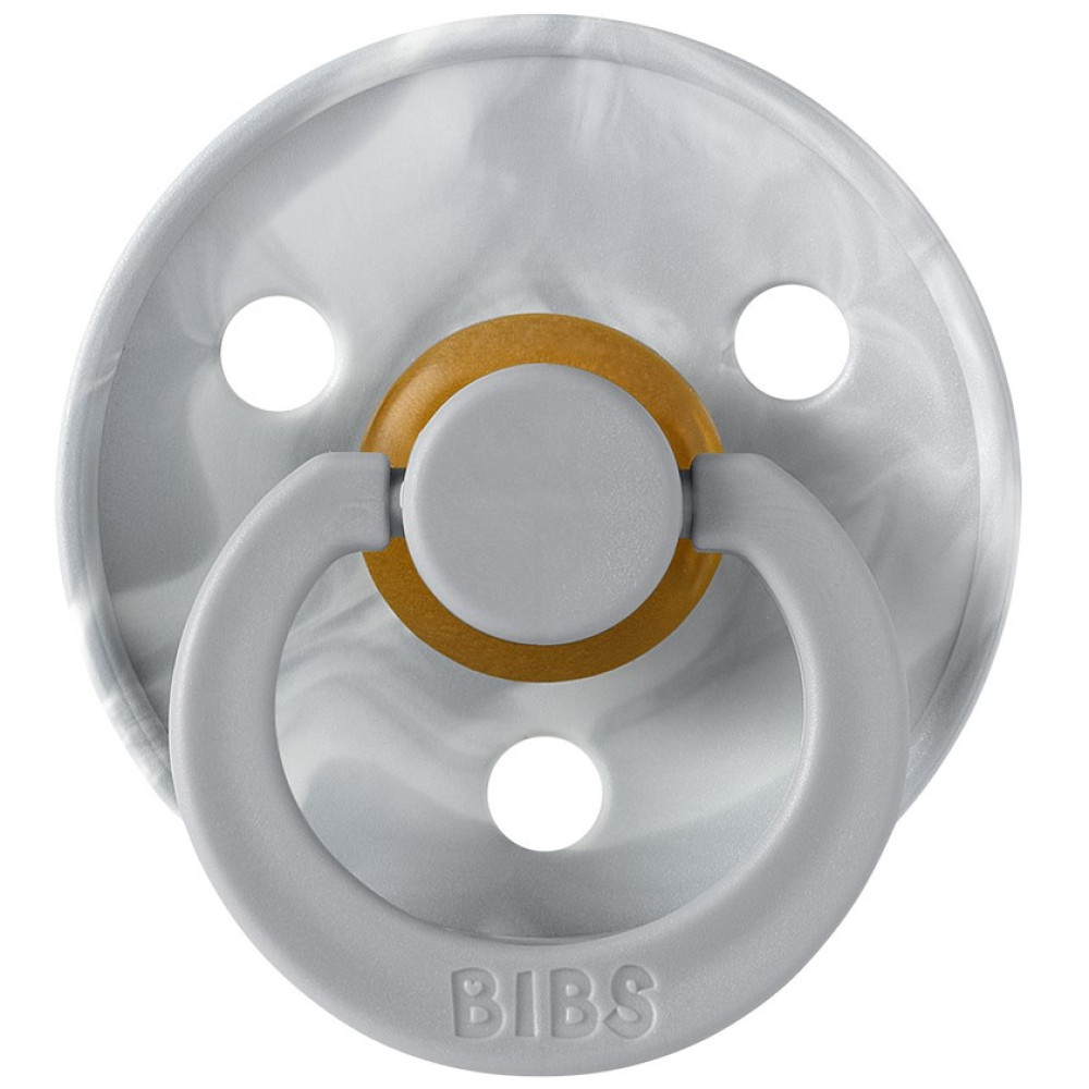 Пустушка Bibs Tie Dye 6-18 міс, латекс (cloud ivory) 