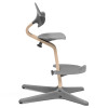 Stokke Nomi - стільчик для годування, багатофункціональний стілець-трансформер (від народження до 150 кг) • Natural Grey (626503)