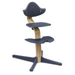 Stokke Nomi - стільчик для годування, багатофункціональний стілець-трансформер (від народження до 150 кг) • Oak Navy (626605)