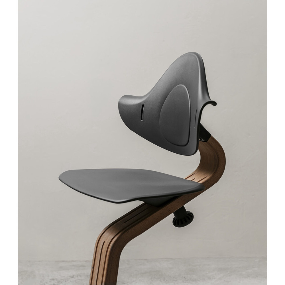 Stokke Nomi - стільчик для годування, багатофункціональний стілець-трансформер (від народження до 150 кг) • Oak Anthracite