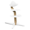 Stokke Nomi - стільчик для годування, багатофункціональний стілець-трансформер (від народження до 150 кг) • Oak White (626601)