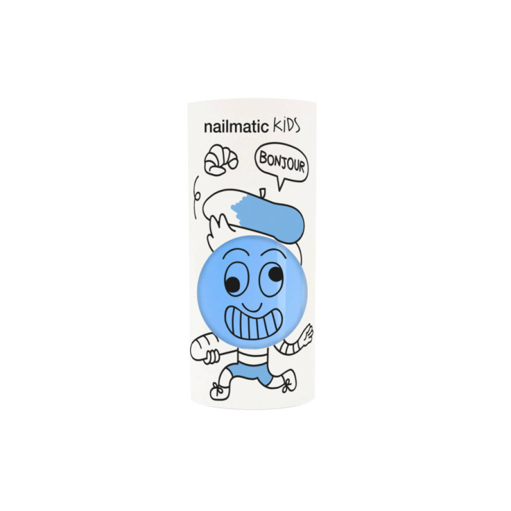 Детский лак для ногтей Nailmatic Blue (102GASTONF) Детский лак для ногтей Nailmatic Blue (102GASTONF)