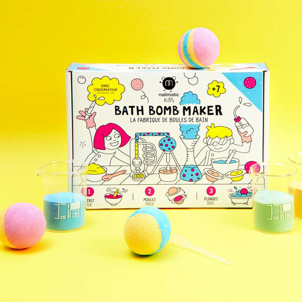 Набор для изготовления бомбочки для ванны Nailmatic (401BBMAKER)