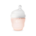 Силіконова антиколікова пляшка Olababy GentleBottle Coral 120 мл (80430)