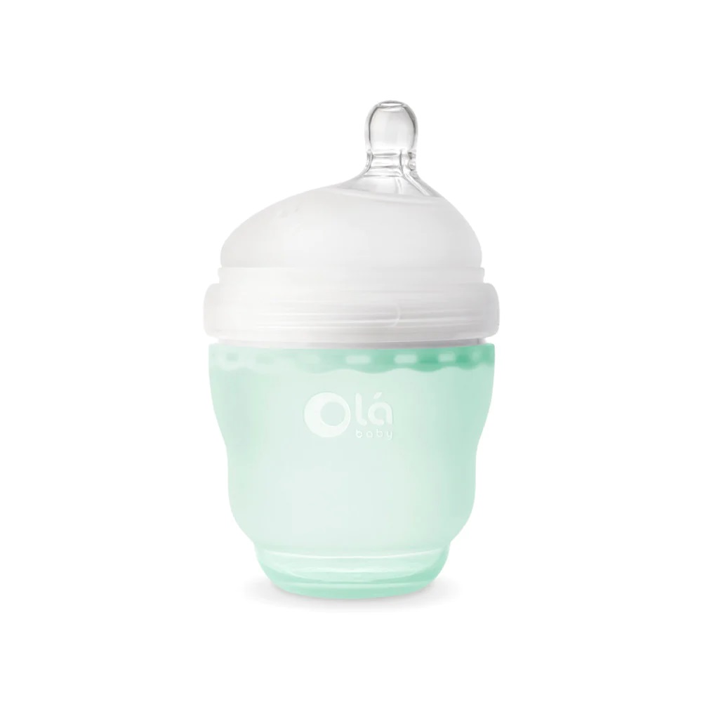 Силиконовая антиколиковая бутылочка Olababy GentleBottle Mint 120 мл (80420)