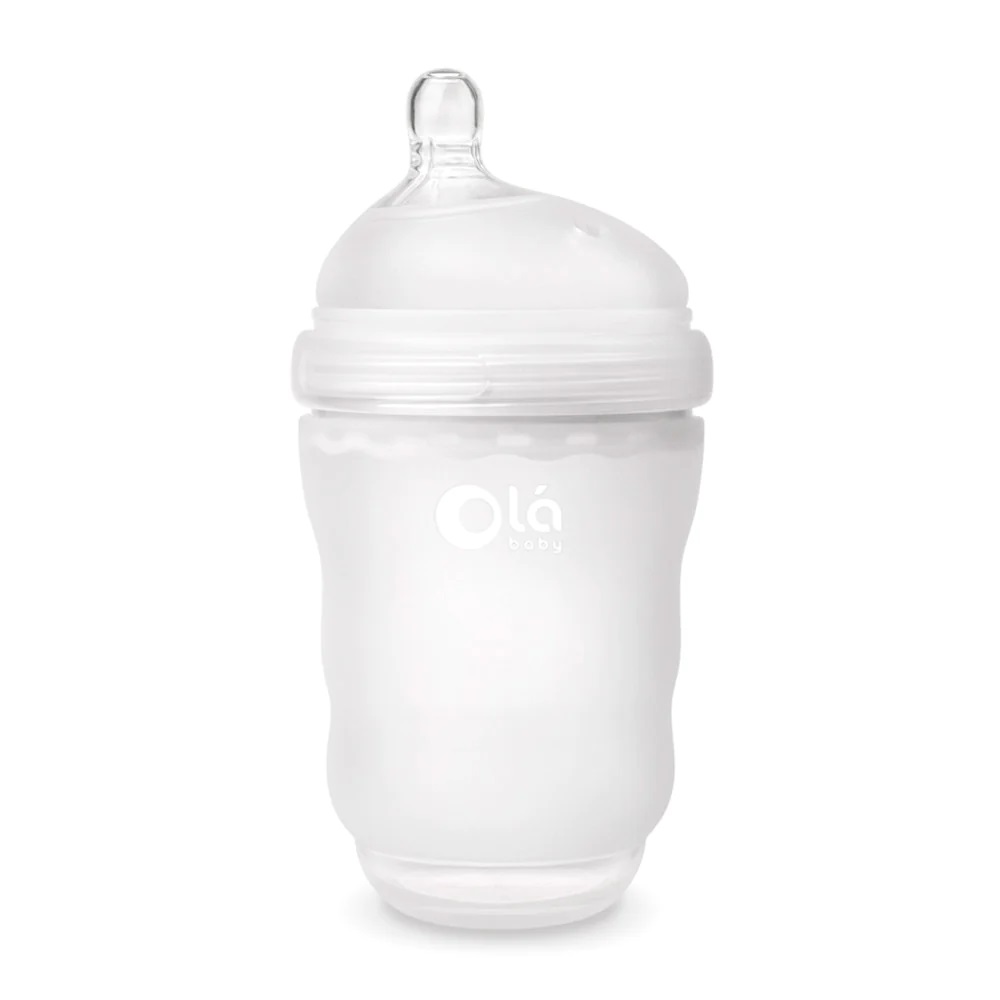 Силиконовая антиколиковая бутылочка Olababy GentleBottle Frost 240 мл (80810)