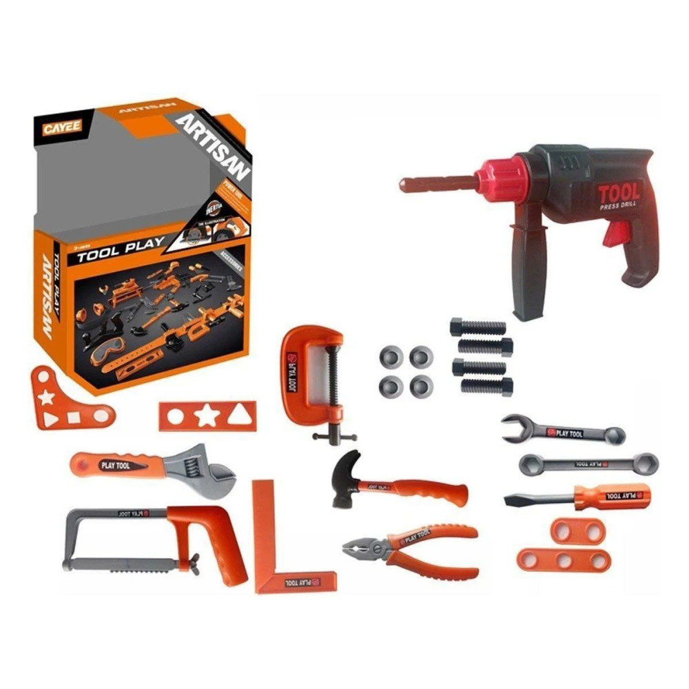 Игровой набор Cayee Tool set дрель с набором инструментов (KY1068-111F)