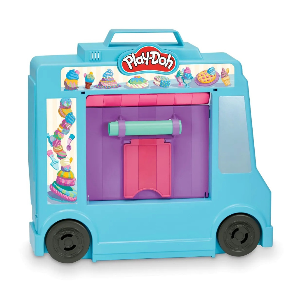 Игровой набор для лепки Hasbro Play-Doh Грузовичок с мороженым (F1390) Игровой набор для лепки Hasbro Play-Doh Грузовичок с мороженым (F1390)