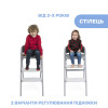 Chicco Crescendo Up - стільчик для годування 3в1, багатофункціональний стілець-трансформер (від 6 місяців до 100 кг) • Сірий (87046.43)
