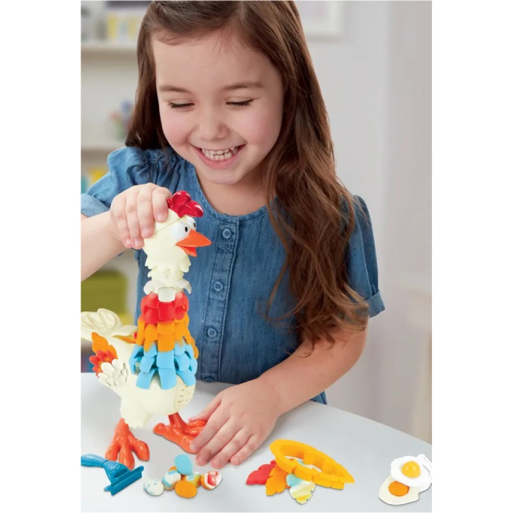 Ігровий набір Hasbro Play-Doh Курочка Чудо в пір'ях (E6647)