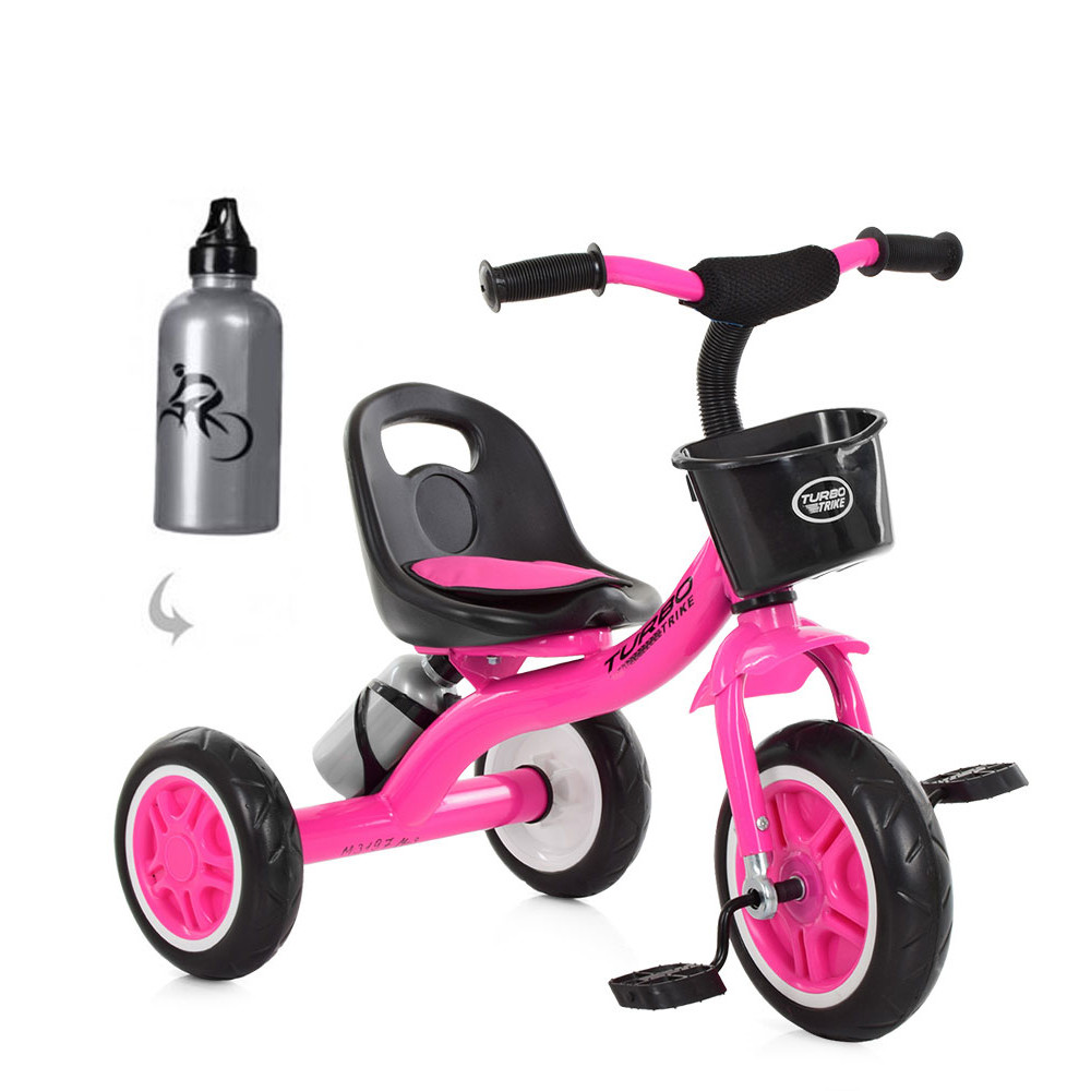 Трехколесный велосипед Turbo-Trike M 3197-M-2 малиновый