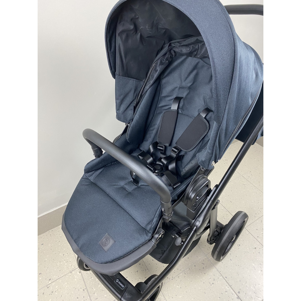 Коляска 2 в 1 Roan Liv Black Melange (RL-BM)