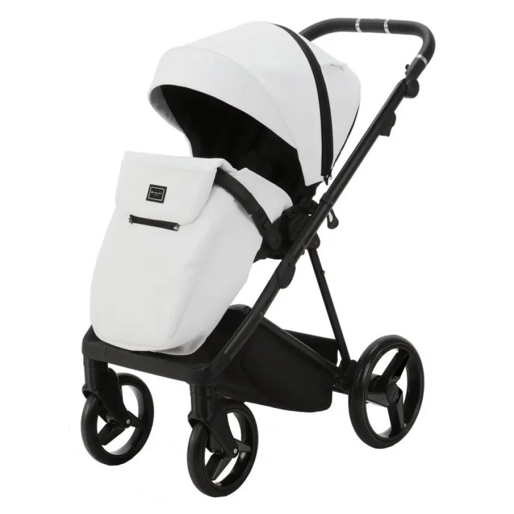Коляска 2 в 1 Adamex Blanc Eco SA-1 белый (680705)