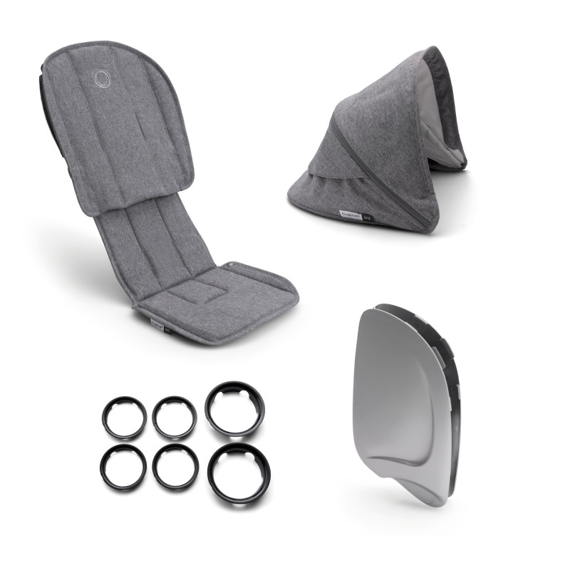 Комплект тканини Style Set для коляски Bugaboo Ant, melange grey (910210GM01)