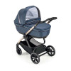 Cam Techno Milano - коляска 2 в 1 • Blue Stripe / Gold (805T/V93/978/552K)