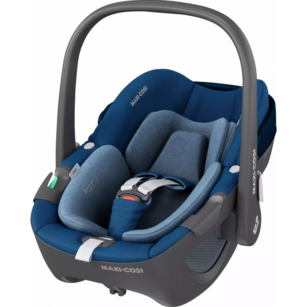 Maxi-Cosi Pebble 360 - автокресло (автолюлька) для новорожденного (от 0 до 15 месяцев / 40 - 83 см) • Essential Blue