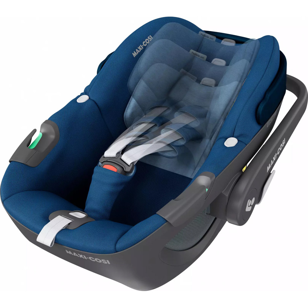 Maxi-Cosi Pebble 360 - автокресло (автолюлька) для новорожденного (от 0 до 15 месяцев / 40 - 83 см) • Essential Blue Maxi-Cosi Pebble 360 - автокресло (автолюлька) для новорожденного (от 0 до 15 месяцев / 40 - 83 см) • Essential Blue