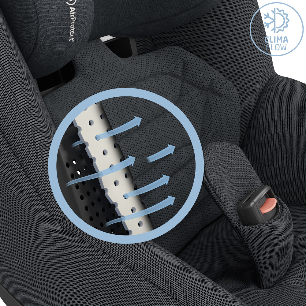 Maxi-Cosi Pearl 360 Pro - поворотное автокресло для детей (от 3 месяцев до 4 лет / 61 - 105 см), для использования автокресла необходима совместимая база ISOFIX (покупается отдельно) • Authentic Graphite Maxi-Cosi Pearl 360 Pro - поворотное автокресло для детей (от 3 месяцев до 4 лет / 61 - 105 см), для использования автокресла необходима совместимая база ISOFIX (покупается отдельно) • Authentic Graphite