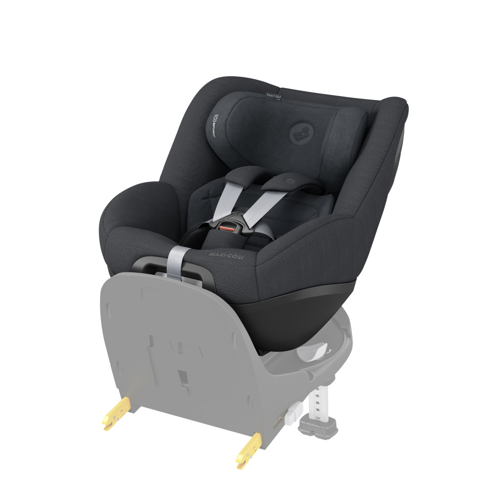 Maxi-Cosi Pearl 360 Pro - поворотное автокресло для детей (от 3 месяцев до 4 лет / 61 - 105 см), для использования автокресла необходима совместимая база ISOFIX (покупается отдельно) • Authentic Graphite