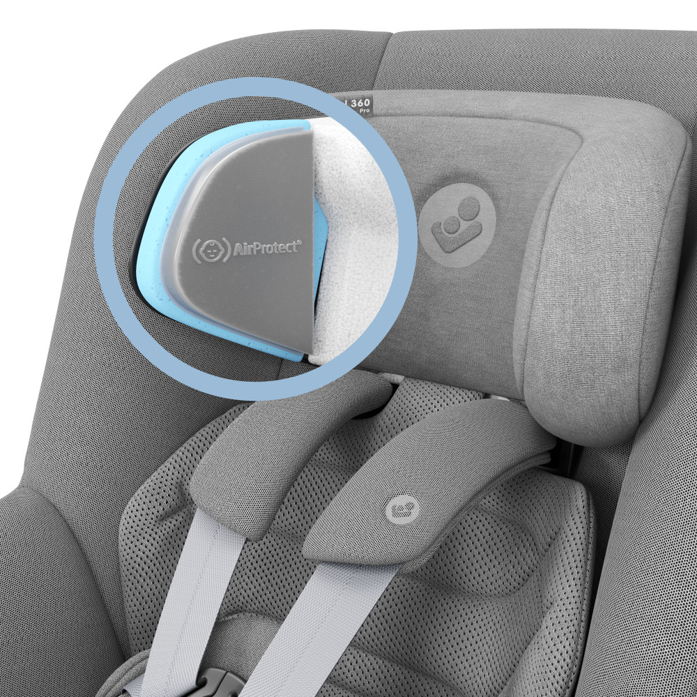 Maxi-Cosi Pearl 360 Pro - поворотное автокресло для детей (от 3 месяцев до 4 лет / 61 - 105 см), для использования автокресла необходима совместимая база ISOFIX (покупается отдельно) • Authentic Grey Maxi-Cosi Pearl 360 Pro - поворотное автокресло для детей (от 3 месяцев до 4 лет / 61 - 105 см), для использования автокресла необходима совместимая база ISOFIX (покупается отдельно) • Authentic Grey