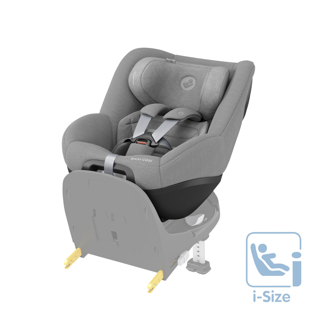 Maxi-Cosi Pearl 360 Pro - поворотное автокресло для детей (от 3 месяцев до 4 лет / 61 - 105 см), для использования автокресла необходима совместимая база ISOFIX (покупается отдельно) • Authentic Grey Maxi-Cosi Pearl 360 Pro - поворотное автокресло для детей (от 3 месяцев до 4 лет / 61 - 105 см), для использования автокресла необходима совместимая база ISOFIX (покупается отдельно) • Authentic Grey